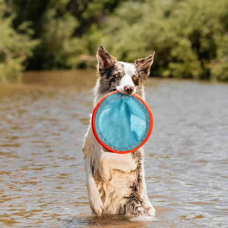 Flying Disc Dog Floating Flyer Durable Nylon