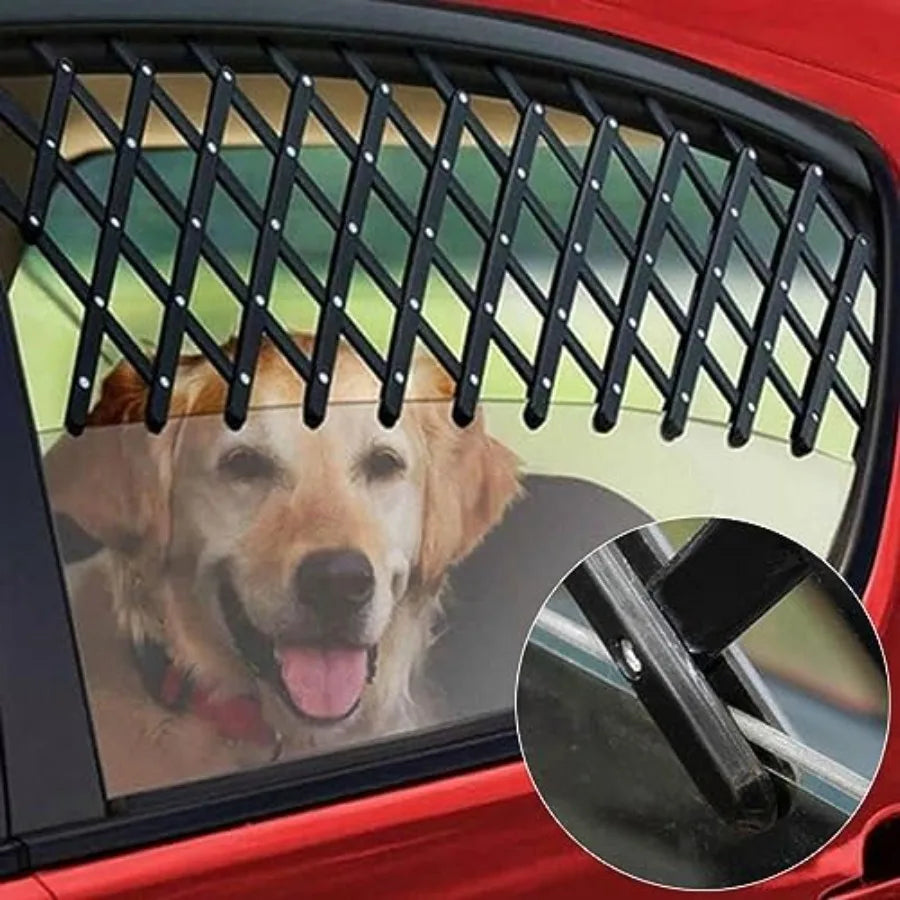 Extendable Car Window Ventilation Safeguard Mesh Security Lattice