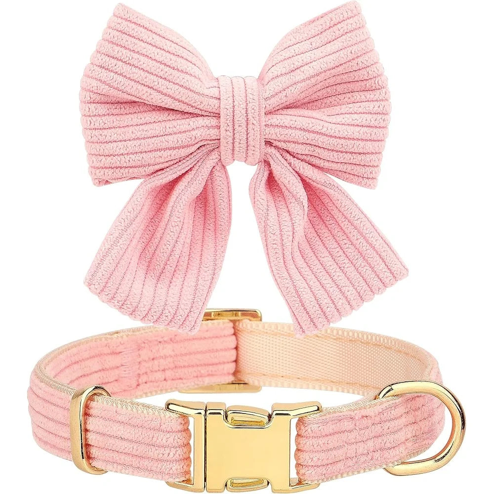Adjustable Vest Harness Collar Leash Bowtie Small Pets