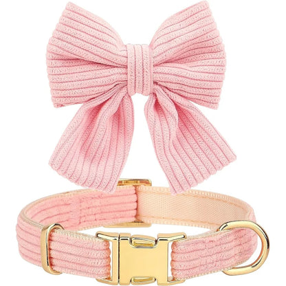 Adjustable Vest Harness Collar Leash Bowtie Small Pets