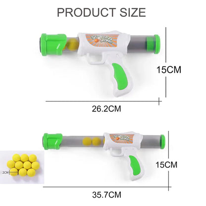 Interactive Shooter Gun Teaser Stretch 9 Mini Pompoms