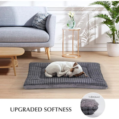 Reversible Dog Bed Mat Memory Foam Soft Washable