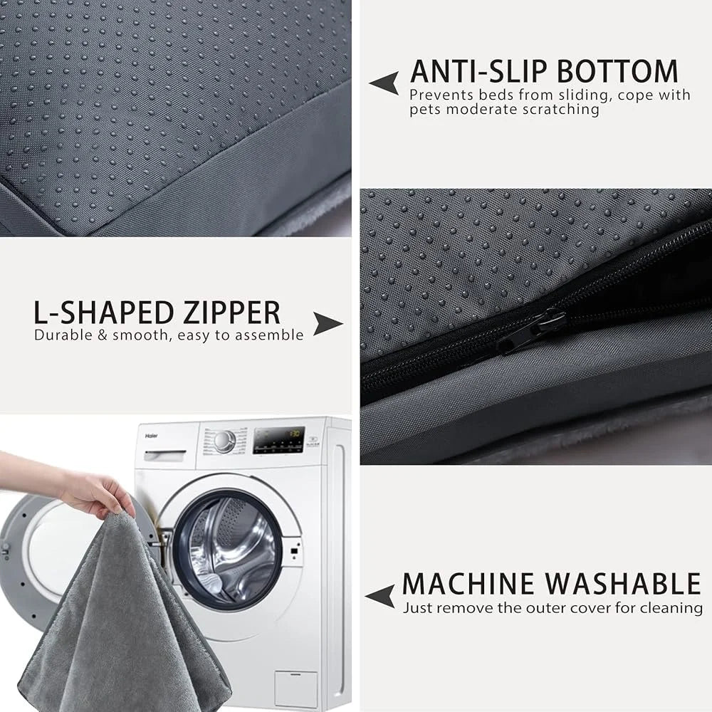 Waterproof Bed Removable Cover Non-Slip Bottom Pet Mattress
