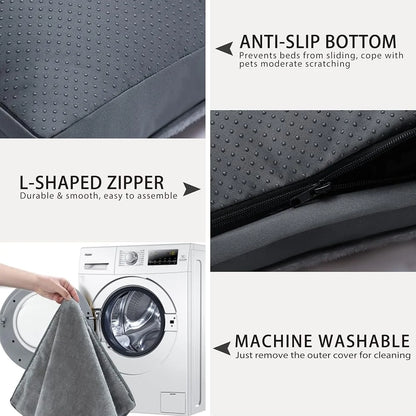 Waterproof Bed Removable Cover Non-Slip Bottom Pet Mattress