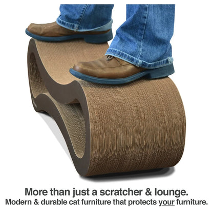Cat Scratcher Lounge Bed Durable  Interactive Design