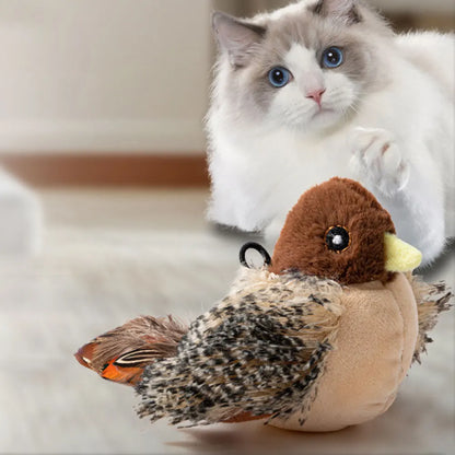 Interactive Cat Toy Bird Plush Teasing