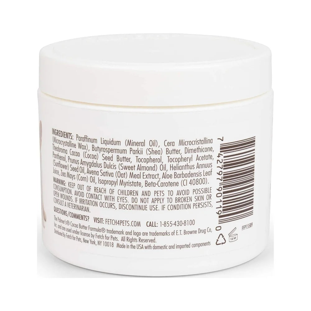 Cocoa Butter Dog Paw Balm Moisturizing Soothing Cream