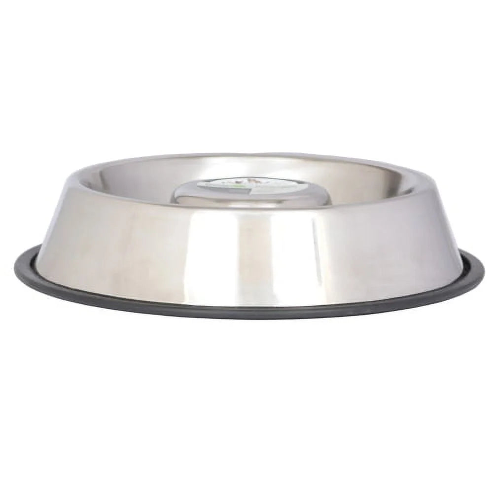 Slow Feed Stainless Steel Bowl Non-Skid