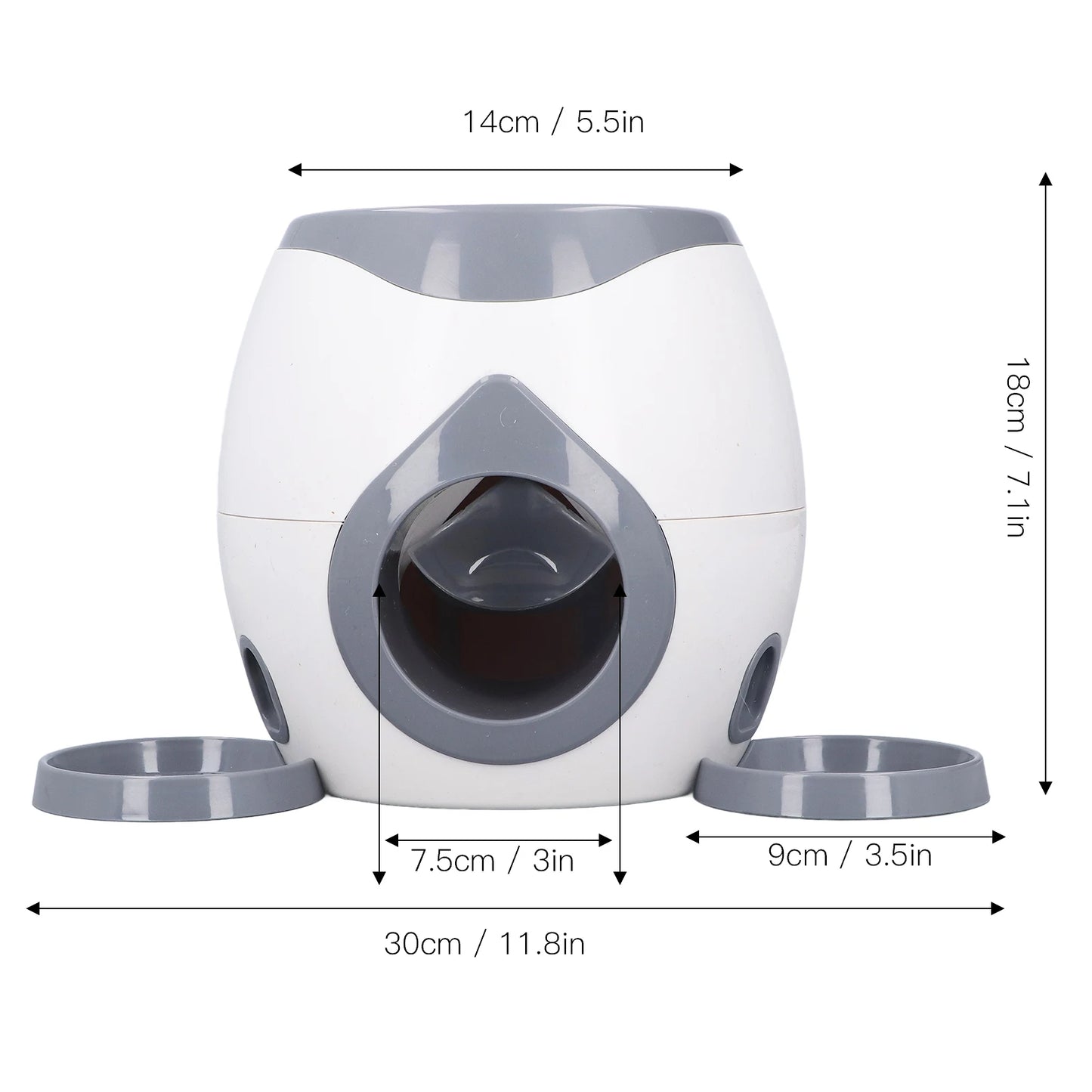 Tennis Ball Feeding Machine with 2 Tennis for Dog