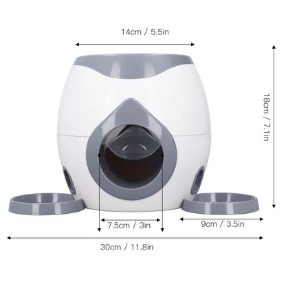 Tennis Ball Feeding Machine with 2 Tennis for Dog