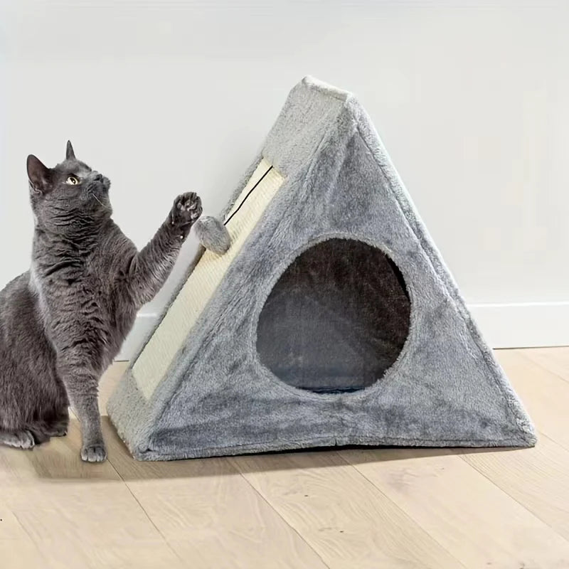 Cat bed plush toy ball cat scratching board
