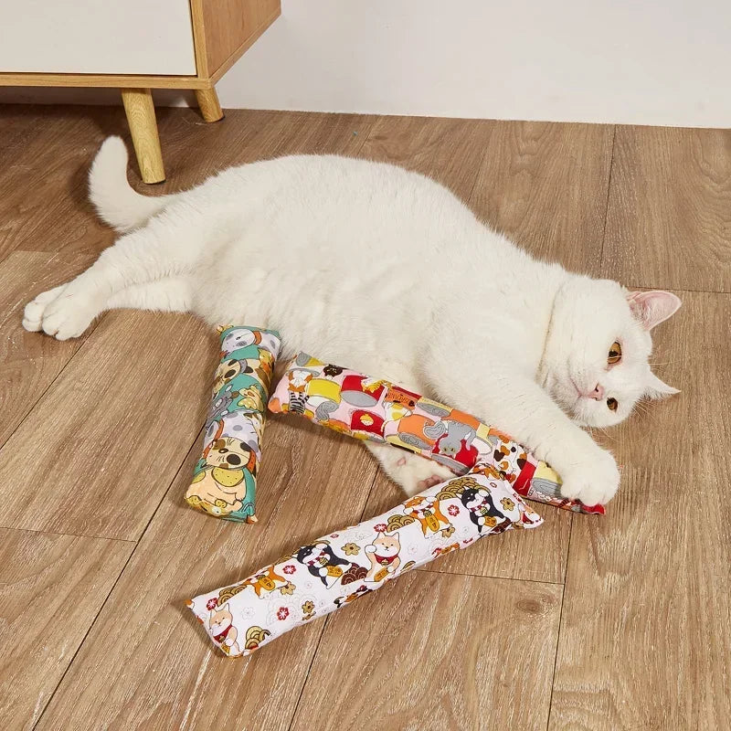 Catnip Kicker Pillow Toys Interactive Bite Resistant