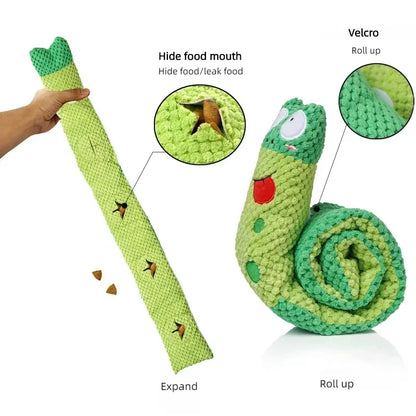 Dog Puzzle Interactive Toy Indestructible Plush Squeak