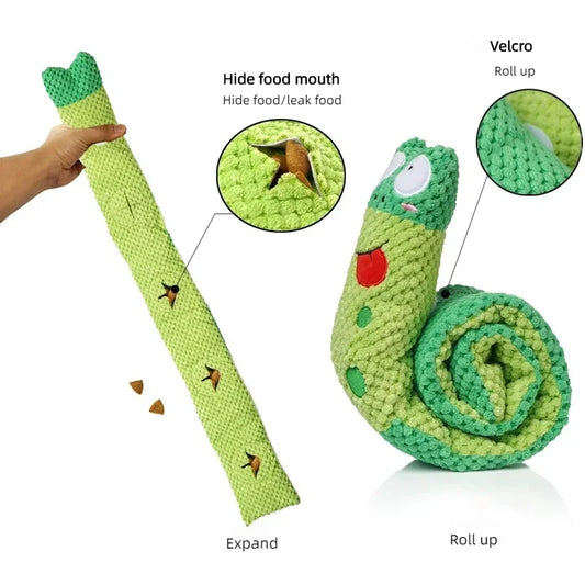 Dog Puzzle Interactive Toy Indestructible Plush Squeak