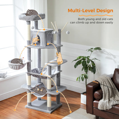 Tall Cat Tower/Super Big Hammock/Scratching Post