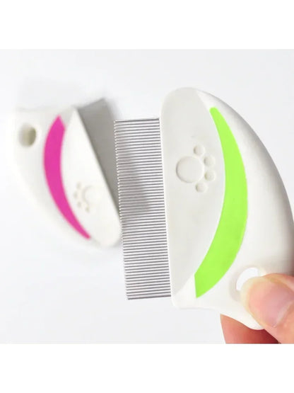 1Pcs  Multipurpose PP/Stainless Steel Comb Pets
