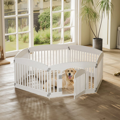 4/6 Panel 24IN Expandable Durable Pet Fence