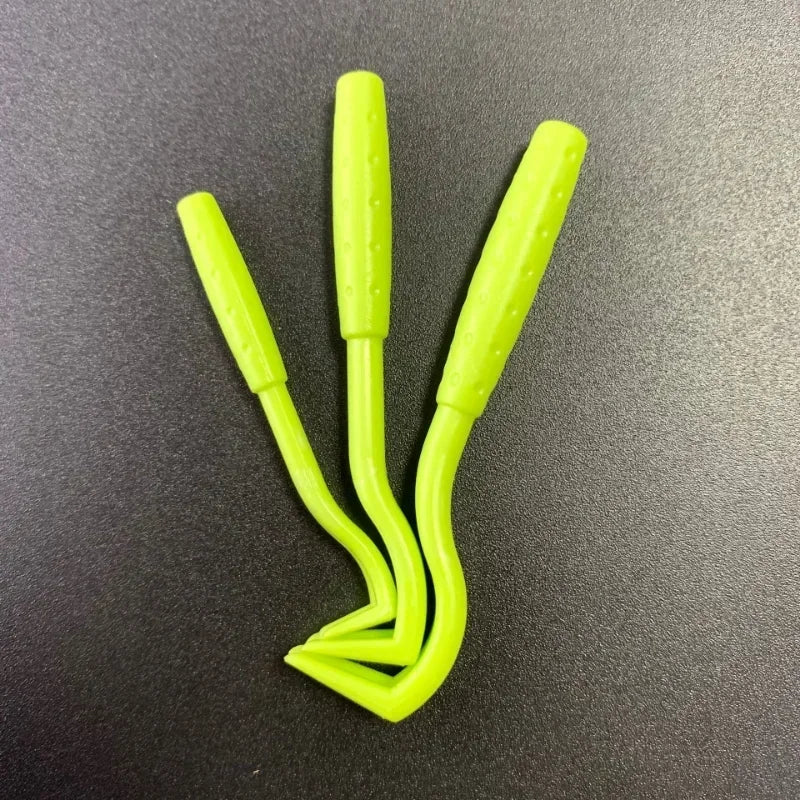 3pcs Flea Remover Hook Tick Remover Tweezer Cat Dog