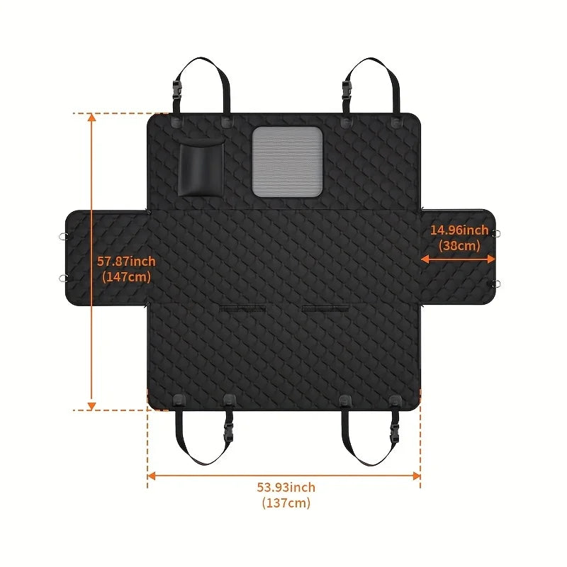 Heavy Duty Scratchproof Dog Back Seat Cover