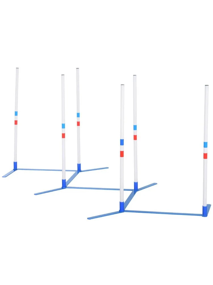 Dog Weave Pole Set, Agility Starter Kit