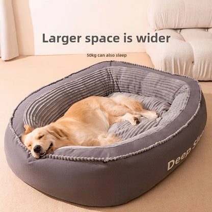 Comfortable Donut Round Dog Washable Cushion