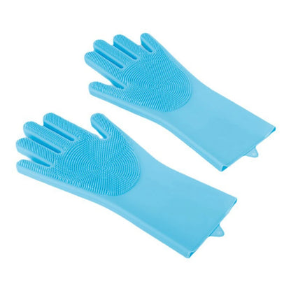 Pet Grooming Bathing Gloves Shampoo Massaging Cleaning