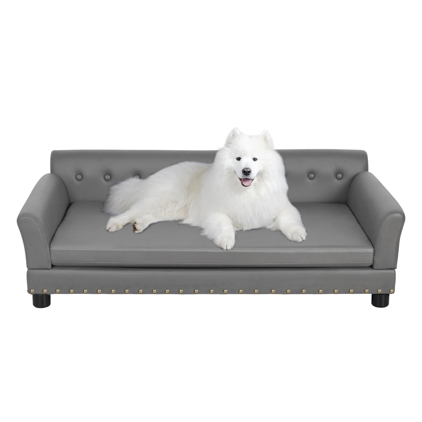 Durable Elevated Dog Sofa Bed, Comfortable Couch