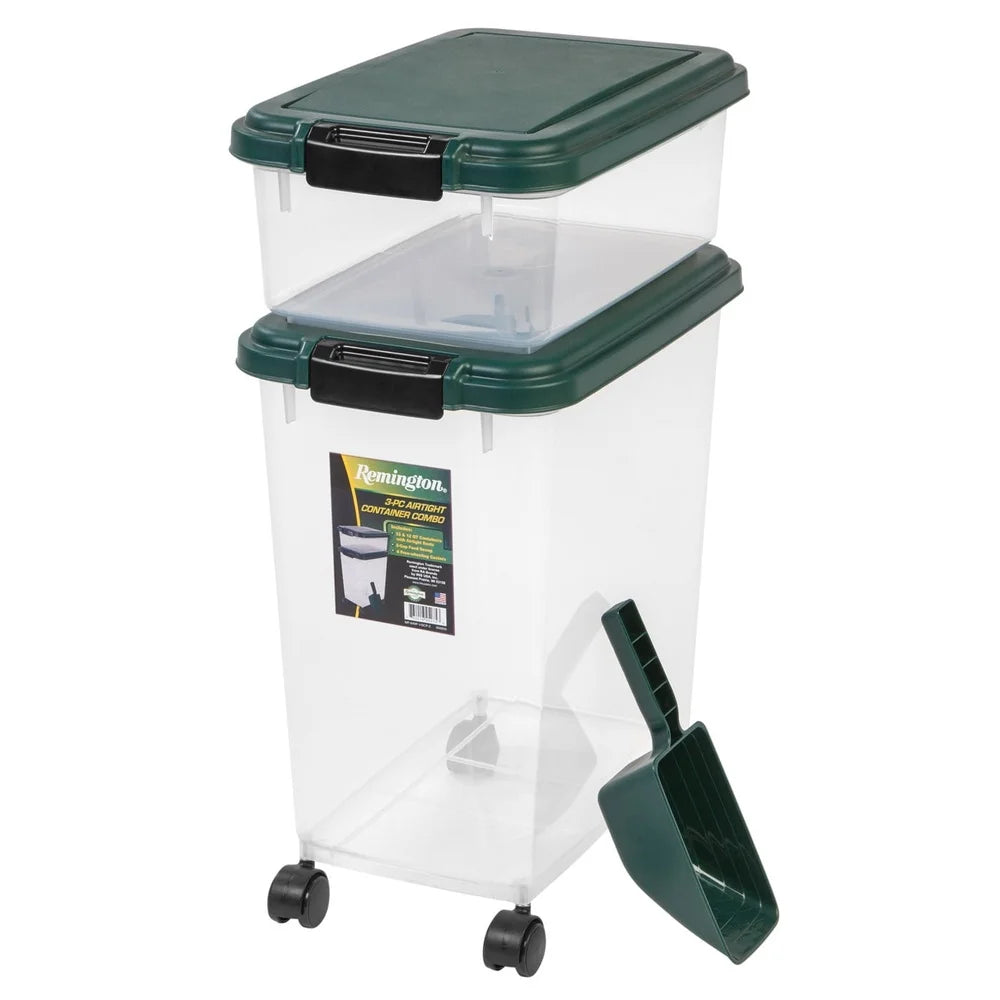 Airtight Pet Food Treats Container Set Easy Access