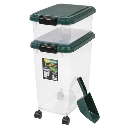 Airtight Pet Food Treats Container Set Easy Access