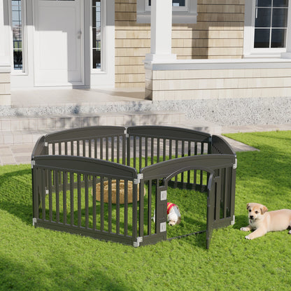 4/6 Panel 24IN Expandable Durable Pet Fence