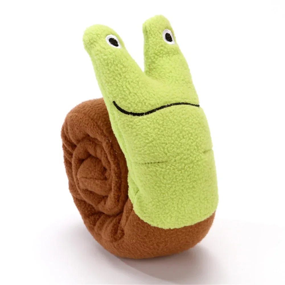 Snuffle Mat Plush Sound Interactive Sniffing Snail Toys
