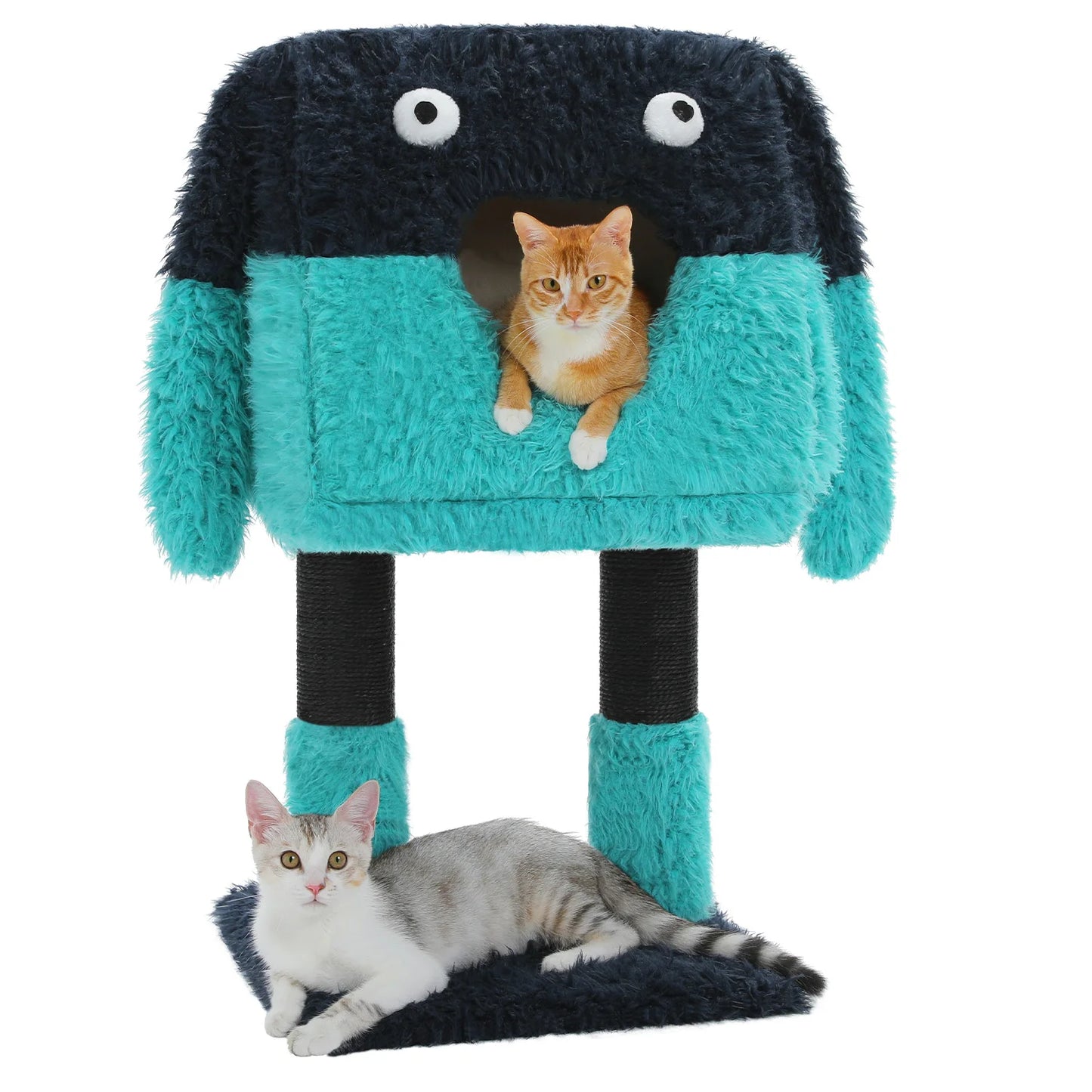 Monster Series Cat Tower Big Condo Sisal-Wrapped Legs