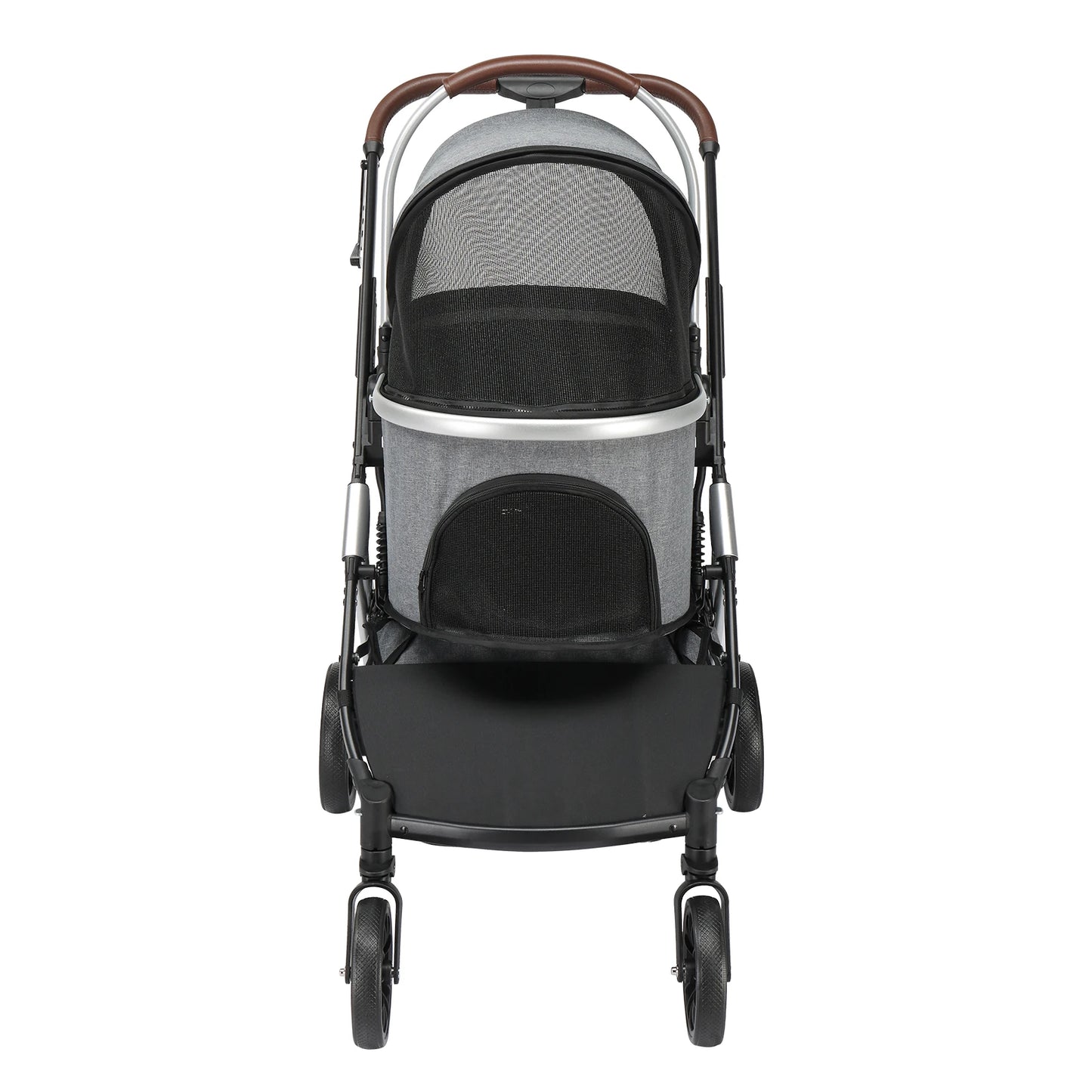 Folding Lightweight Dog Stroller Detachable Carrier Storage