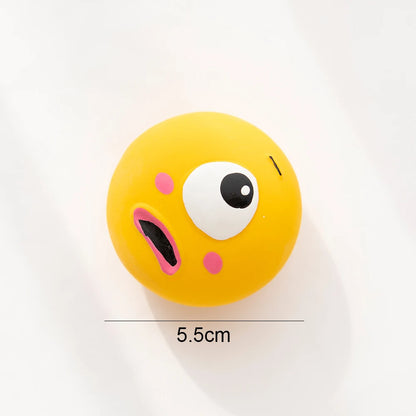 Pet Squeaky Chewing Rubber Ball Bite Resistant