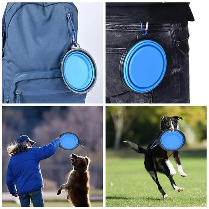 Pet Folding Bowl Outdoor Travel Portable Food Water