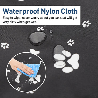 Pet Car Seat Portable, Storage Pockets, Non-Slip Waterproof