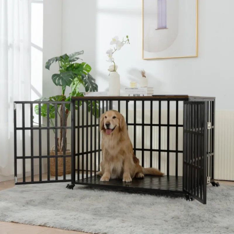 42" Heavy Duty Dog Crate Furniture Style
