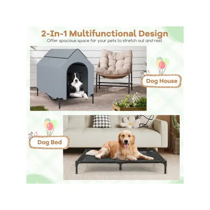 30x43 Pet House with Windows - Cozy Indoor/Outdoor