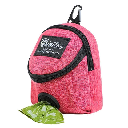 Pet Poop Bag Dispenser Multifunction Dog Treat Bag Training