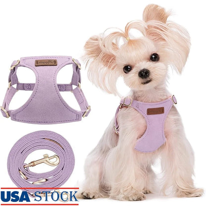 Adjustable Harness Pet Vest With Leash Breathable