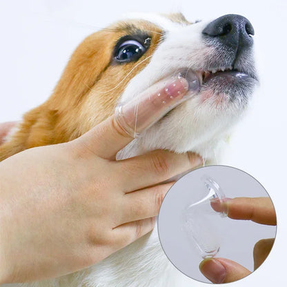 Soft Finger Toothbrush Bad Breath Tartar Teeth Care