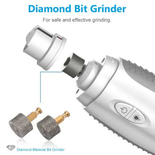 Rechargeable Pet Nail Grinder Grooming Trimmer Electric