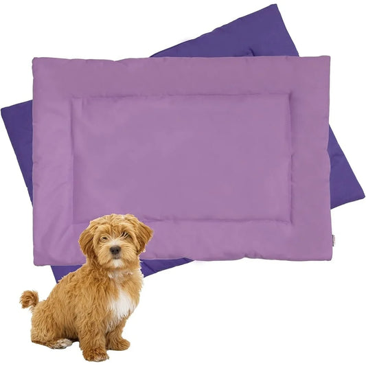 Chew Resistant Dog Crate Mat Waterproof Padded Bed