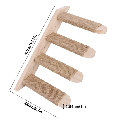 Wall Mounted Cat Climbing Frame for Cats Perch Shelves