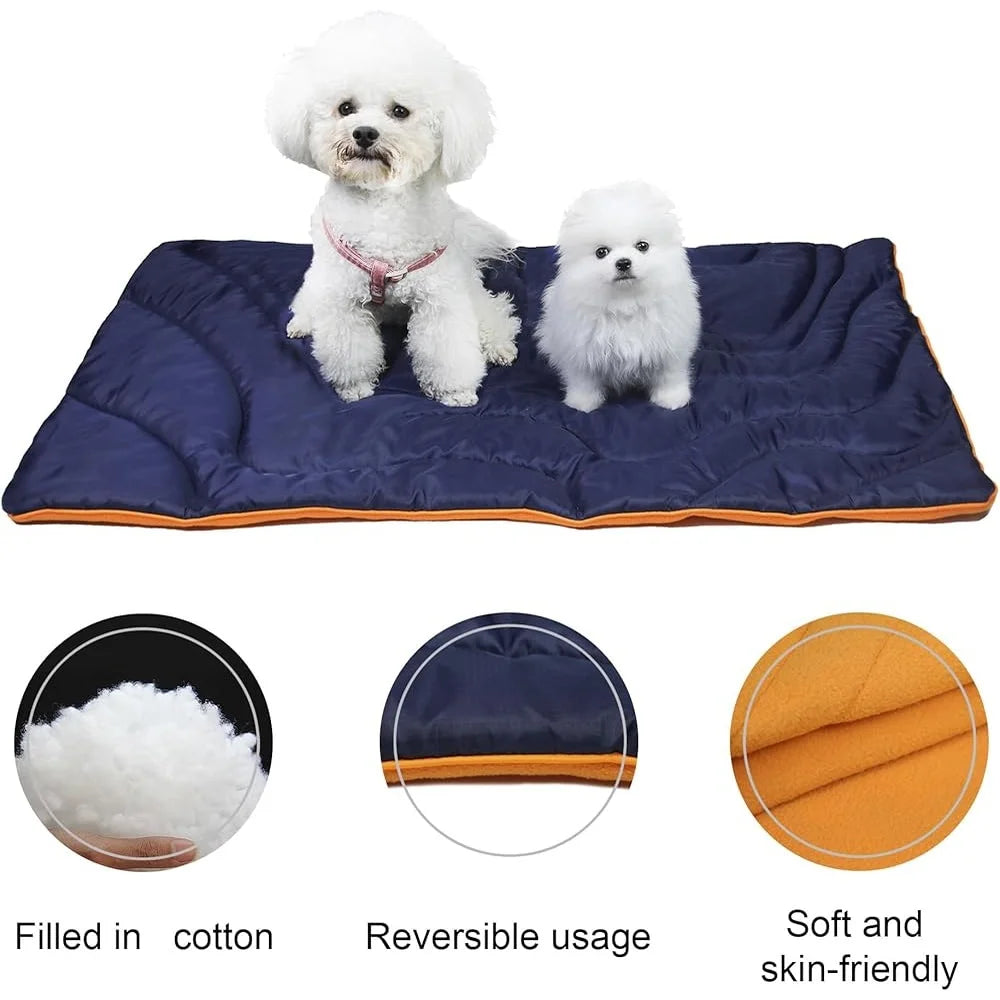 Waterproof Dog Mat Portable Travel Pet Bed Roll Up