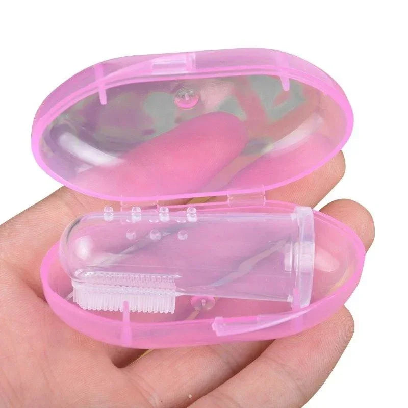 Soft Finger Toothbrush Bad Breath Tartar Teeth Care