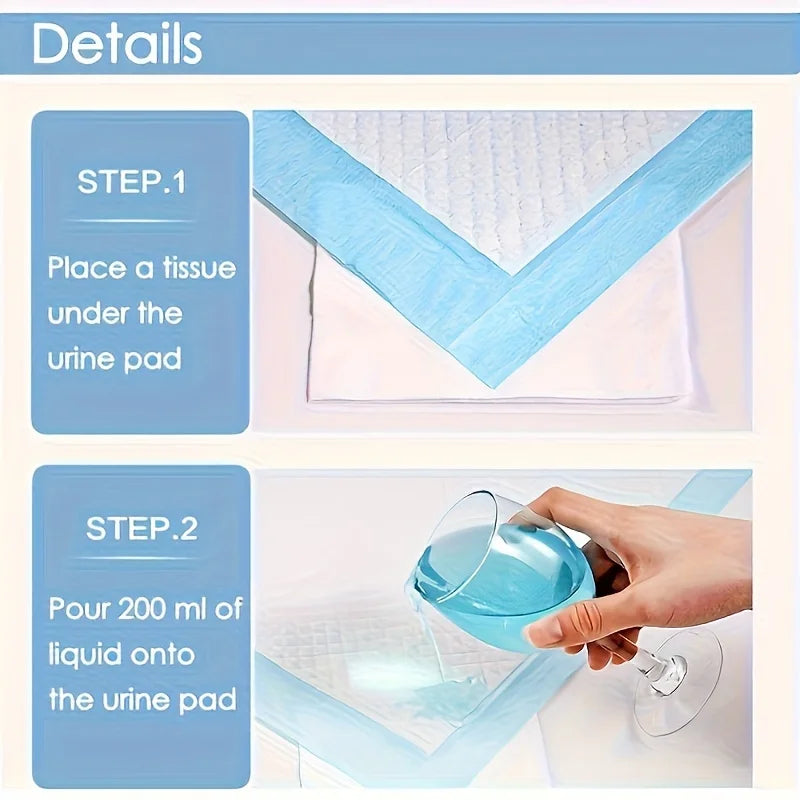 100 17.7"x13" inch 6-layer Protective Disposable Absorbent Dog Training Pads