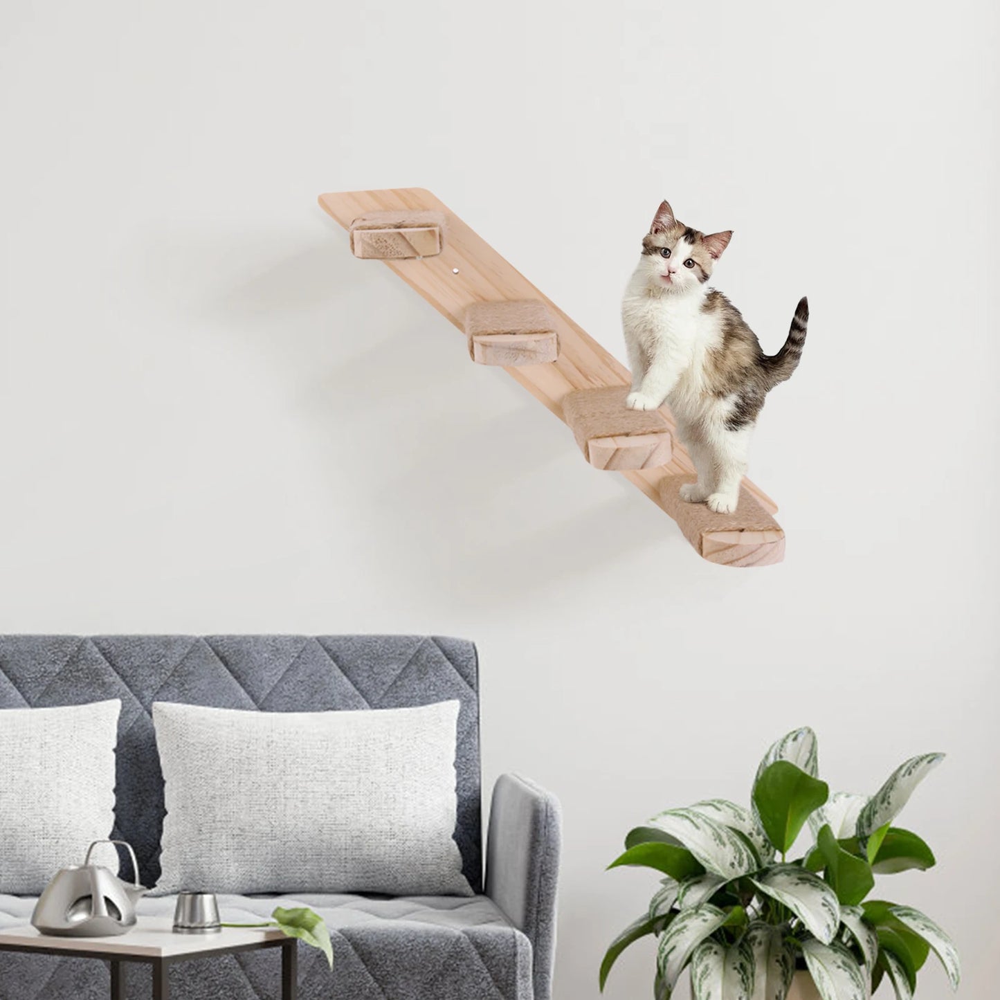 Wall Shelves Four Step Cat Climbing Perch Shelves
