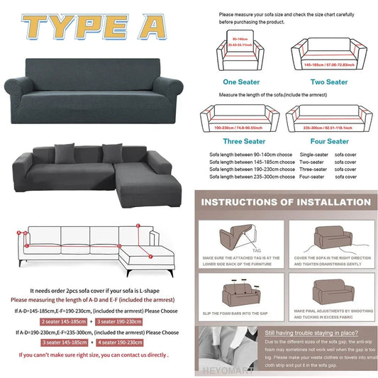 Stretch Sofa Covers for Pets Kids Furniture Protector