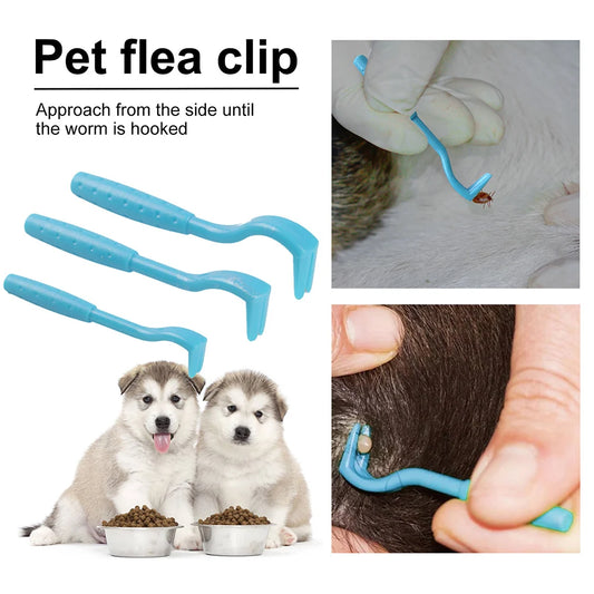 Flea Tick Remover Tweezer Pet Cleaning Tools